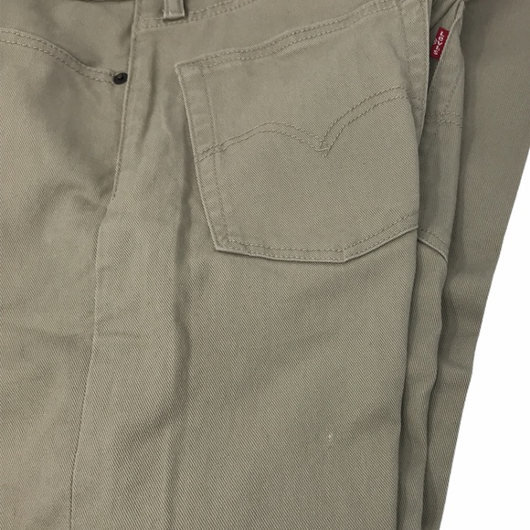 Levi Strauss 513 Khaki Denim Jeans - Picture 5 of 7